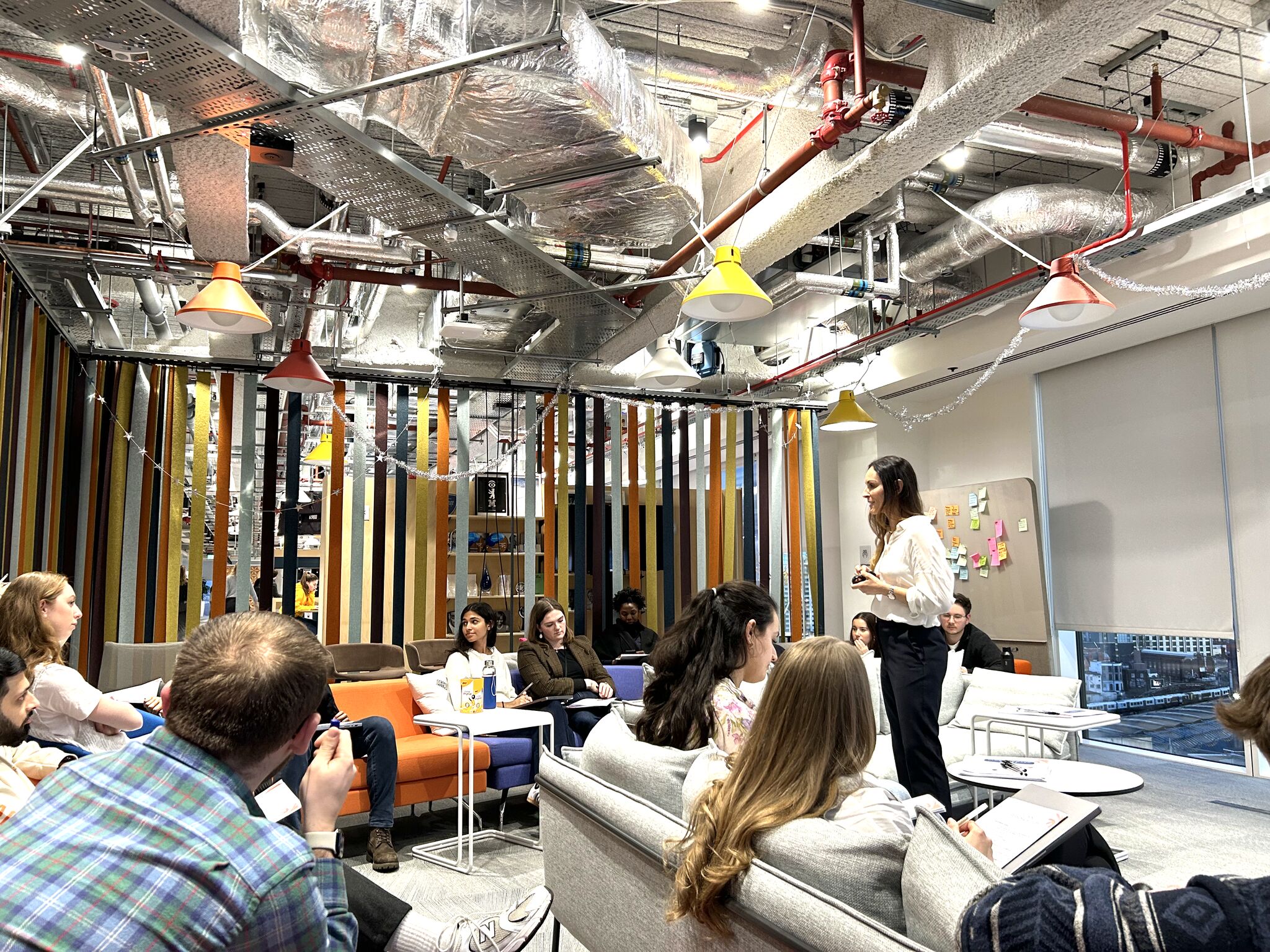 Sonia facilitating a workshop