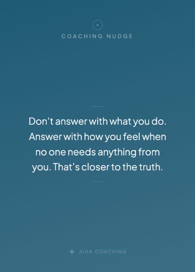 RESET card 001 — coaching nudge